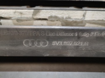 фото thumb №8, Накладка бампера зад audi a3 s-line 8v