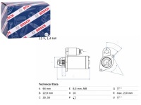 фото thumb №1, Стартер alfa romeo mito chevrolet aveo citroen nemo nemo minivan