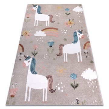 Детский коврик Fun 200x290 Unicorn Beige #O534