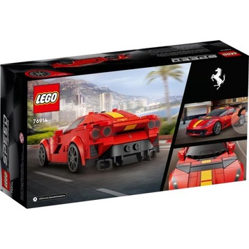 LEGO Speed ​​​​Champions Ferrari 812 Competizione 76914 + Бумажный пакет LEGO