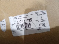 Абсорбер бампера передній bmw x3 g01 lci рестайлінг  m-pakiet 8081095 Оригінал, фото thumb