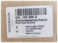 фото thumb №9, Набір зчеплення з колесом двомасовий 04l105266a 04l141015g vw оригінальний номер оригінал