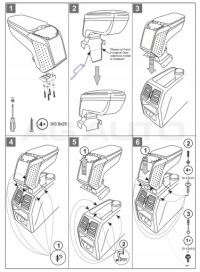 фото thumb №7, Подлокотник с адаптер do opel zafira b, 2007-2014, arm2-black
