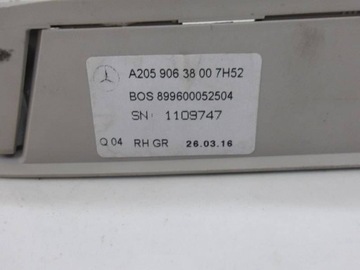 фото thumb №3, Mercedes c w205 направляюча ролети зад