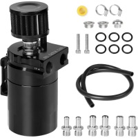 Купити Oil засувка бак чорний  сепаратор оливи набір з фільтром штуцери 10 1 13 1 15mm, фото thumb