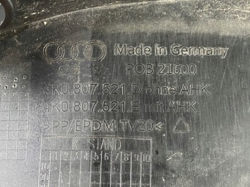 фото thumb №7, Audi a6 c8 накладка бампера зад спойлер 4k0807521