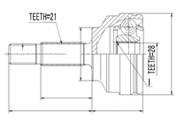 фото thumb №3, Шарнир наружный renault clio ii kangoo thalia