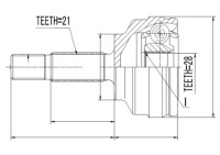 фото thumb №3, Шарнир наружный renault kangoo thalia 1.2 1.4