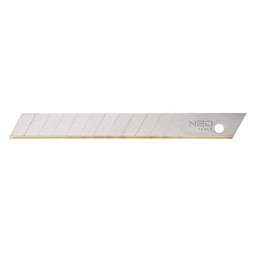 OSTRZA ŁAMANE TYTANOWE 9mm 10 SZTUK NEO 64-220