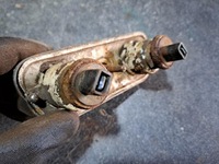 фото thumb №6, Stara лампа лампа подсветка номерного знака регистрационный оригинал fiat хром