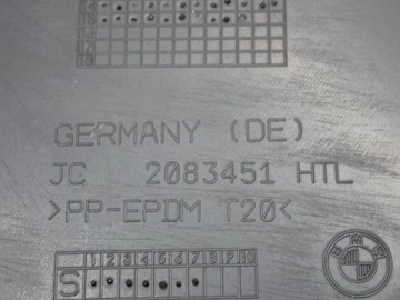 фото thumb №8, Боковина обивка дверь левый зад 18464781m 2083451 bmw 3 f31 универсал 15r