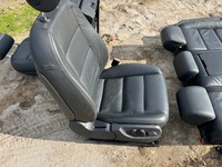 фото thumb №7, Сиденья диван чёрные кожа a6 c6 подогрев электрически ustawiane