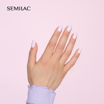 SEMILAC 384 Лак гибридный с цветами лаванды 7 мл