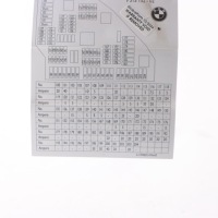 фото thumb №9, Bmw x3 f25 grupowanie карта diagram блок запобіжників 9315152