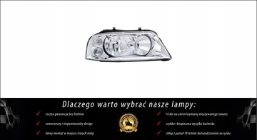 фото thumb №2, Лампа передняя правая do vw sharan 7m хром