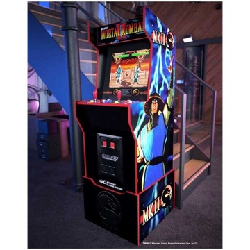 Mortal Kombat II Machine Ретро аркадная консоль, большая стоячая аркада1UP, 12 игр