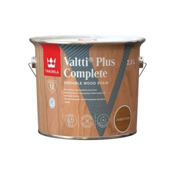 TIKKURILA VALTTI PLUS COMPLETE LAKIEROBEJCA DO DREWNA AMBER TEAK 5L