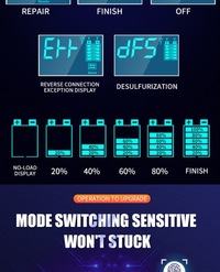 фото thumb №14, Зарядний пристрій акумуляторів автомобільних 12v-24v w pełni автоматична 12v 10a цифровий зарядний пристрій автомобільна