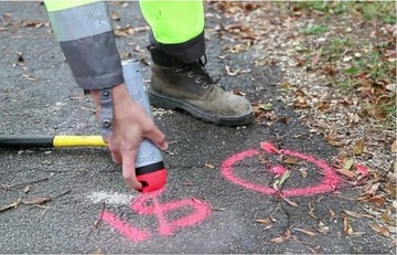 SOPPEC FLUO SPRAY ГЕОДЕЗИЦИОННАЯ КРАСКА КРАСНАЯ 12 шт.