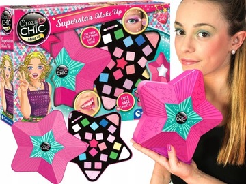 KOSMETYKI ZESTAW DO MAKIJAŻU CLEMENTONI CRAZY CHIC