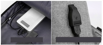 Рюкзак UNI для города/ноутбука с USB-портом (I193)