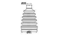 фото thumb №1, Набір захист шарнір sasic 7701209242 36917