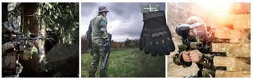 ВЫЖИВАНИЕ ЧЕРНЫЕ ТАКТИЧЕСКИЕ ПЕРЧАТКИ GERTECH ВОЕННЫЕ