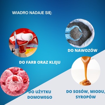 Белое пластиковое ведро объемом 3 литра для ЕДЫ!