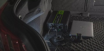 Преобразователь GREEN CELL Pro 12 В/230 В, 500 Вт/1000 Вт