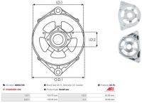 Передние корпус генератора abr0210s bosch as-pl Доставка, фото thumb