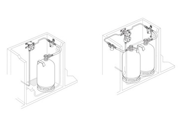 Газовый фильтр для моноконтроля CS 2 ПК. Truma w-wa