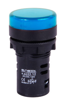 Wskaźnik LED 22mm 24V AC/DC niebieski