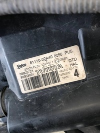 фото thumb №11, Лампа правий перед toyota auris i lift 81110-02a40