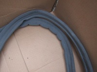 фото thumb №9, Mercedes w140 материалов левая задняя прокладка кузовная na дверь левая зад