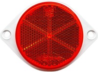 фото thumb №1, Відбивач круглий na отвори задній червоний універсальний waś