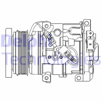 фото thumb №2, Delphi cs20508 компресор кондиціонер. toyota landcruiser
