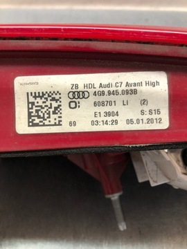 фото thumb №13, A6 c7 універсал 10-14 лампи задні ліва права led комплект