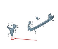 фото thumb №1, Audi rs3 rear правий бампер guide section 8v5807378b