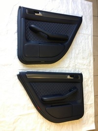 фото thumb №1, Боковина дверь обивка зад задние audi a6 c5 1997 2004 сині салон