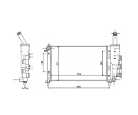Купити Радіатор води fiat punto 2 07.99- 46827081 нова, фото thumb