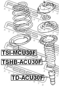 фото thumb №4, Защита амортизатора передний febest tshb-acu30f