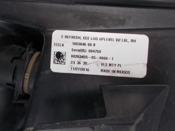 фото thumb №8, Фара лампа tesla модель s рестайлінг fl 2016 - 2021 права 06504600b європа