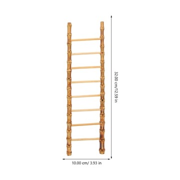 1 szt. WYJĄTKOWO DEKORACYJNA DRABINKA BAMBUSOWA
