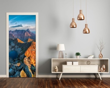 FOTOTAPETA NA DRZWI MEBLE OKLEINA GÓRY SZCZYTY