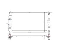 Купить Chrysler 300m 99 - 04 радиатор, фото thumb