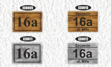АДРЕСНАЯ ТАБЛИЧКА С НОМЕРОМ ДОМА 40х30см | УЗОРЫ | + РАССТОЯНИЯ