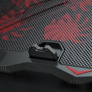 ПОДСТАВКА ОХЛАЖДАЮЩАЯ ПОДСТАВКА НОУТБУК USB-концентратор со светодиодной подсветкой