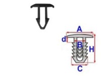 10x toyota lexus кліпса ущільнювачі решітка бампера Оригінал, фото thumb