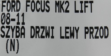 фото thumb №3, Скло двері ліва лівий перед ford focus mk2 ii рестайлінг 08-11