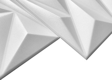 СТЕНОВАЯ ПАНЕЛЬ Топаз БЕЛАЯ КАССЕТНАЯ 3D потолок 1м2
